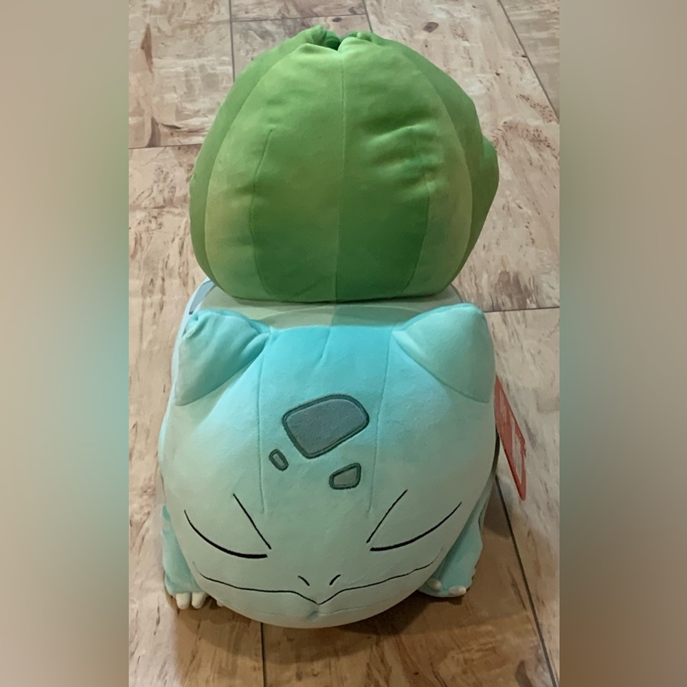 NEW Jazwares Sleeping Pokemon Bulbasaur - Picture 3 of 5